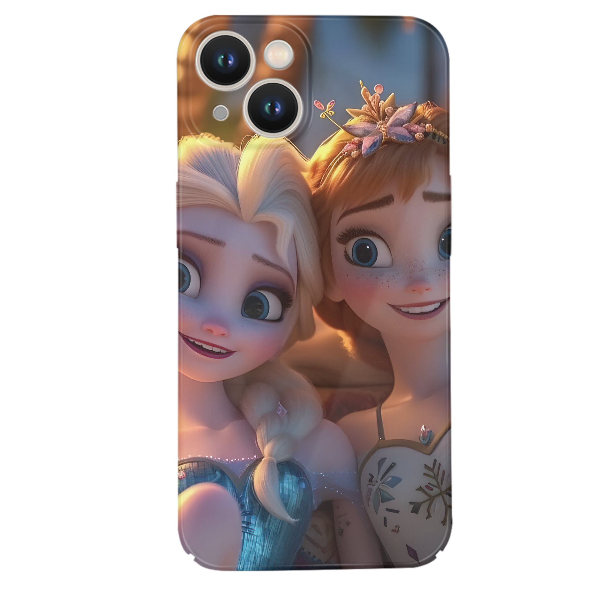 （画像用） アナと雪の女王 アンナ エルサ Frozen Anna Elsa 【iPhone 14シリーズ対応】ハードケース